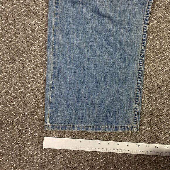 Levi's 569 Loose Straight Jeans Men's 40 x 32 Measures 42 x 31 Blue Cotton - Picture 14 of 16